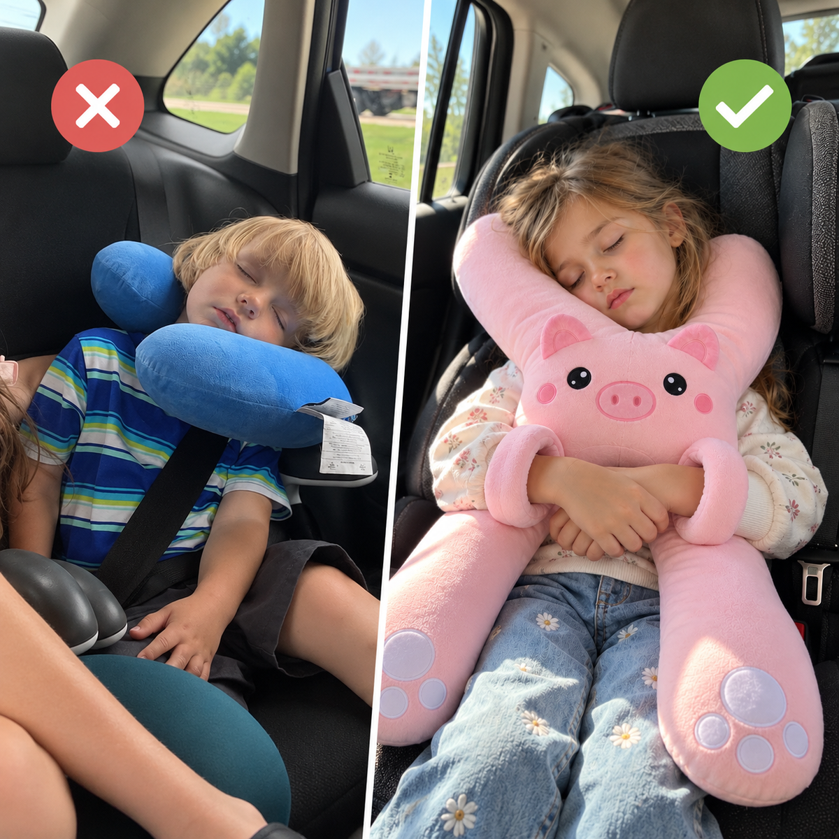 Cozy hug sleeping pillow