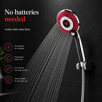 Showersense, LED Temperature Control Shower Head