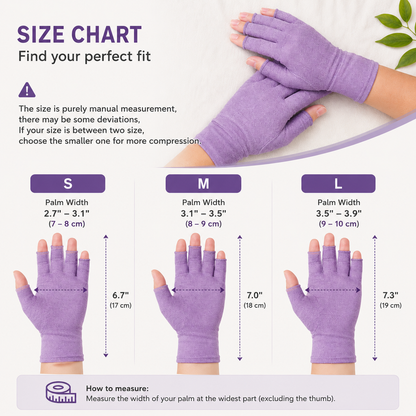 Everyday bamboo compression gloves