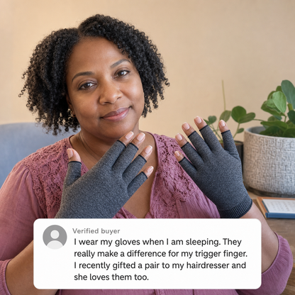 Everyday bamboo compression gloves