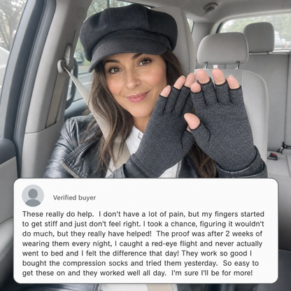 Everyday bamboo compression gloves
