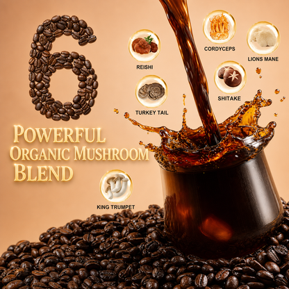 6 Natural Mushroom Coffee