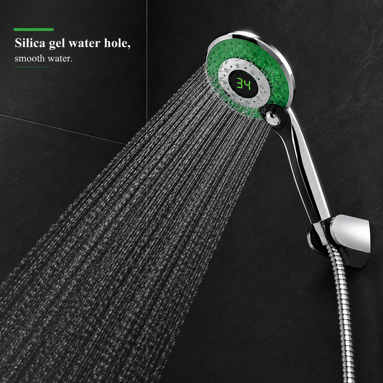 Showersense, LED Temperature Control Shower Head